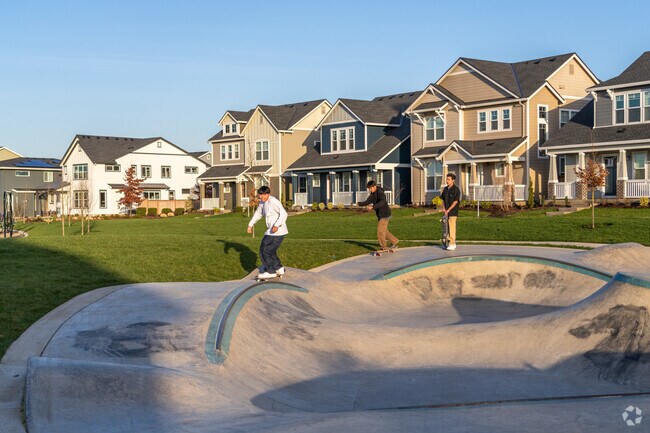 Tamarack Skate Park is nestled in one of the newer housing developments in Aloha.