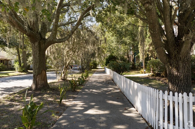 Shaded sidewalks in Eastside invite frequent neighborhood strolls.