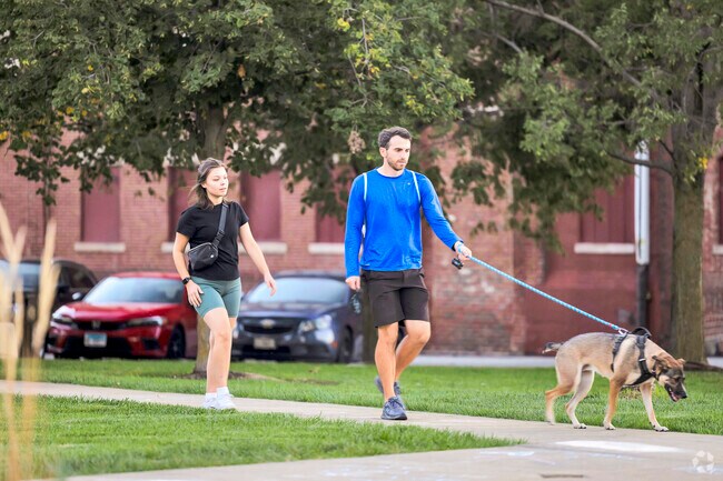 Enjoy leisurely walks with your dog in the many parks of Near West, perfect for pets and people.