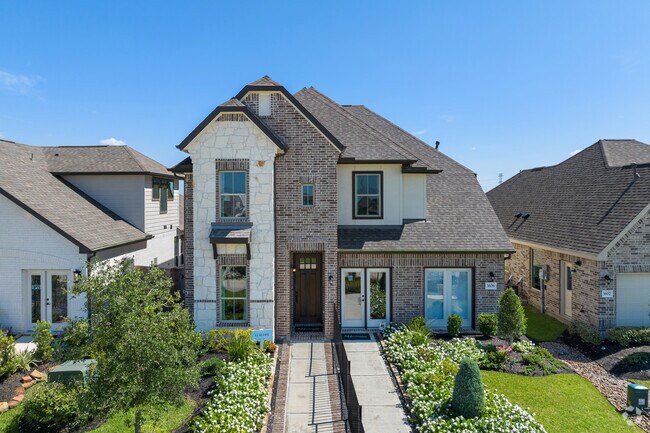 Spacious two-story homes with ample light are found in Holiday Lakes.