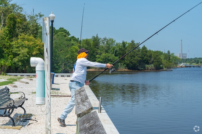 Fishing and crabbing is a big pastime in Waretown.