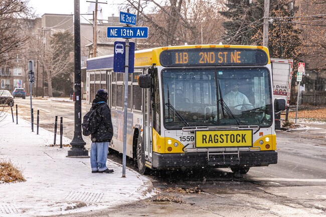 Metro Transit provides regular service to the Sheridan neighborhood.