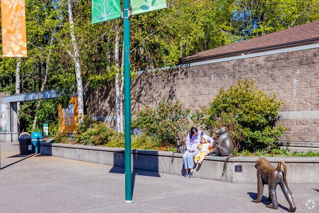 The Woodland Park Zoo is a 92-acre zoo with almost 300 different species of animals to see.