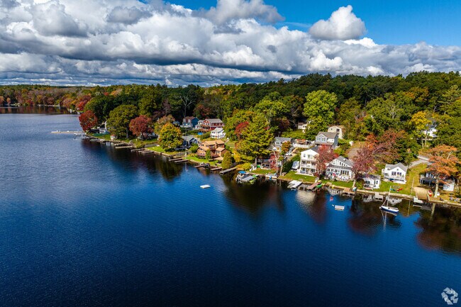 Residents of East Douglas can enjoy lakeside living.