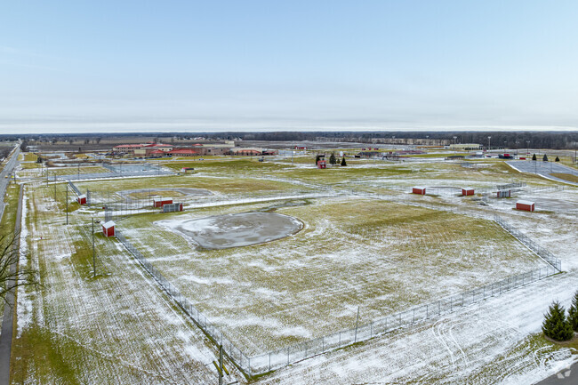 Clayton H. Symons Elementary School shares its athletic fields with the high school.