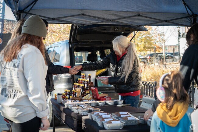 Meet new people at the local farmers market at The Meadows in Lake Saint Louis.