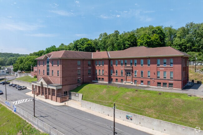 Minersville Area Elementary Center serves grades 1-6 with a C+ rating on Niche.com.