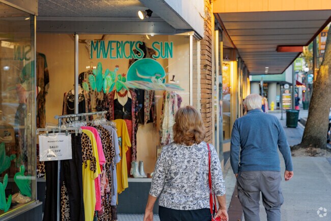 Downtown Melbourne provides locals a variety of shopping along main street.