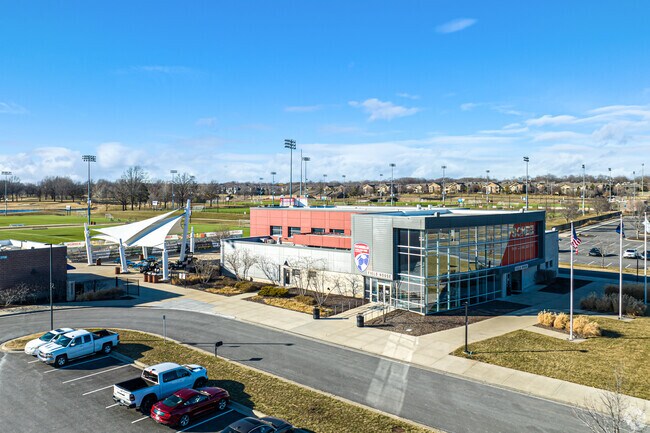 Residents of Deer Creek enjoy Blue Valley Recreation Sports Complex in Overland Park.