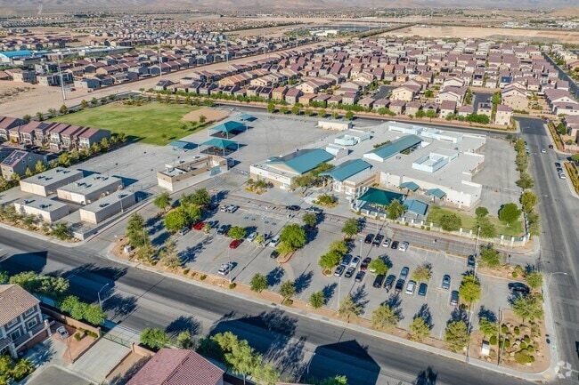 Aerial view of Ries Elementary,which is a great school in a great neighborhood.