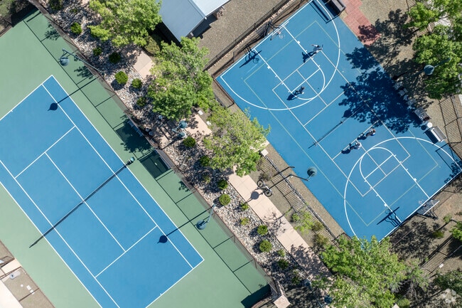 Stone Ridge Community Center is a place residents can get together for sports, or relaxing pools