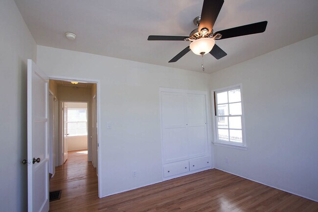 Bedroom 1 with fan