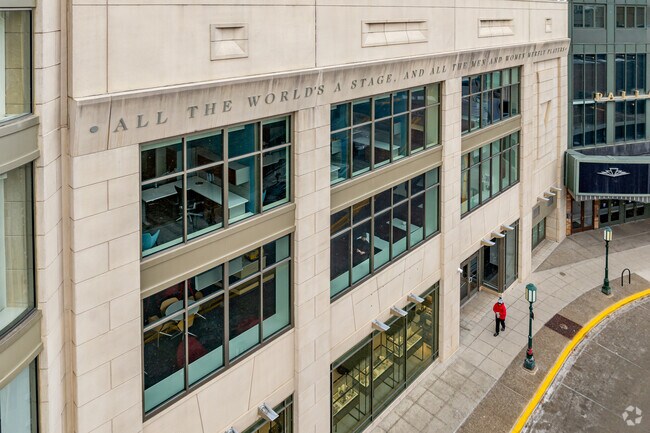 Birmingham's walkable sidewalks often reside below unique and historic art and architecture.
