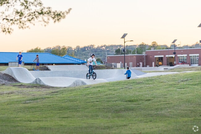 Nienhuis Park has a skate and bike park for kids who enjoy adventure.
