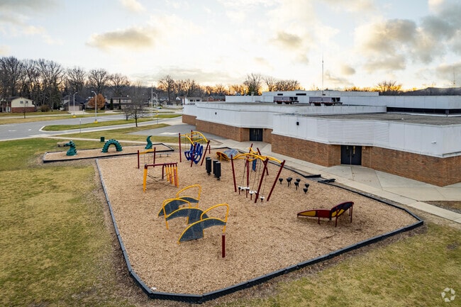 Main playground at Forest Elementary School.