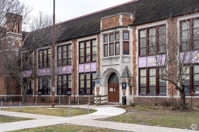 Academy of the Americas at Logan, Entrance.
