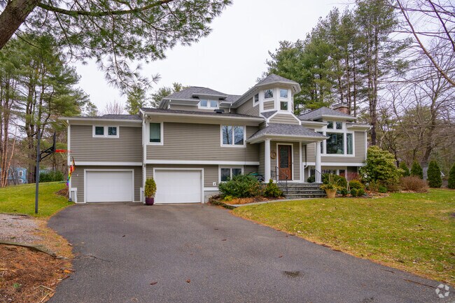 Contemporary homes appear alongside classic styles in Cochituate.