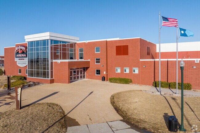 The Red Baron Arena hosts, major hockey events for the city and surrounding towns.