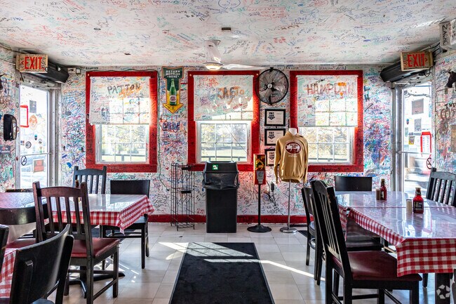 The writing on the wall says Red State BBQ is one of the best in Kentucky.