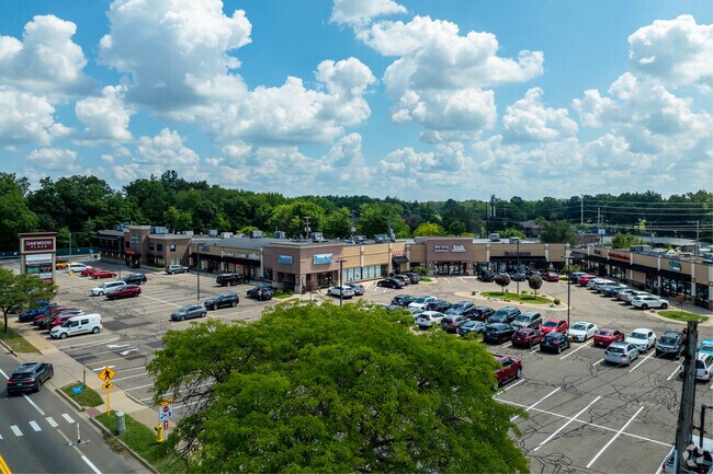 Oakwood Plaza is a large shopping center just outside the Oakwood neighborhood.