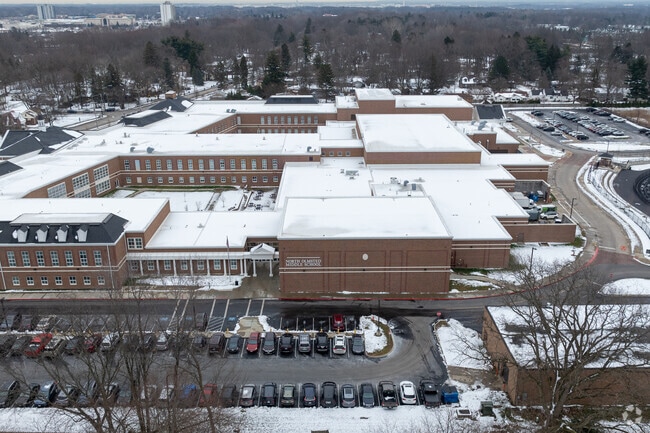 Ariel view of North Olmsted Middle School.