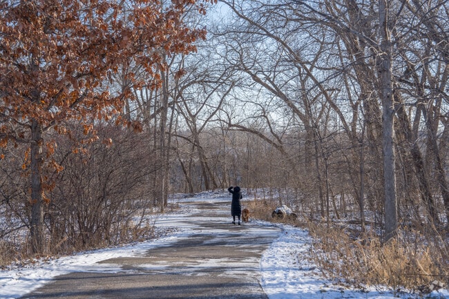 North Mississippi Regional Park has lots of walking trails.