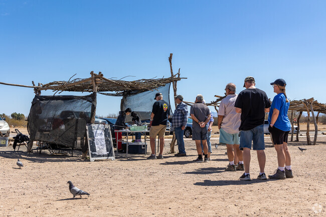 The Tohono Oʼodham Nation sets up fry-bread stands at San Xavier del Bac Mission in Drexel Heights.