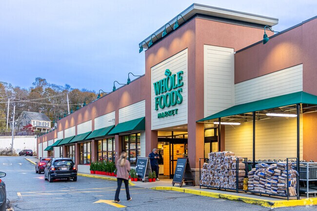 Residents can shop at a local Whole Foods market located near the town center of West Andover.