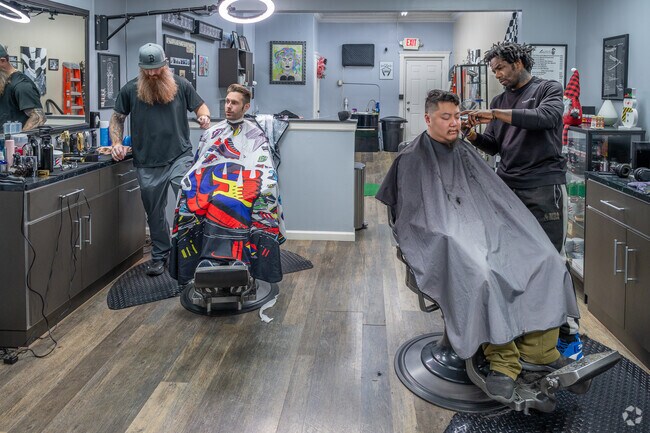 LaChat's Barbershop is one of the many businesses you will find in Downtown West Haven.