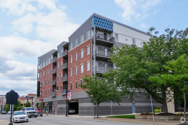 Apartments with convenient parking options are available throughout Downtown Lafayette.