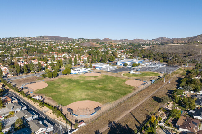 Los Cerritos Middle School has beautiful views of the surrounding areas.