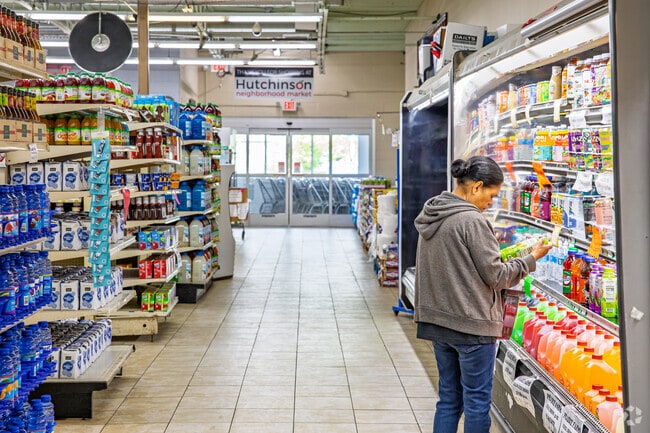 Fresh produce is easily accessible at Hutchinson Neighborhood Market in Northeast Village.