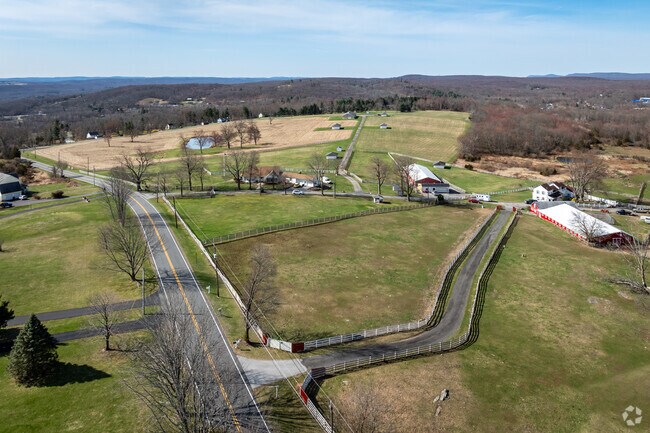 Branchville’s streets are relatively small and very walkable but beyond town, much of Frankford Township is rural.