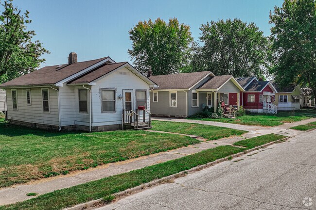 Modest homes with tidy yards line the streets of Markland Heights.