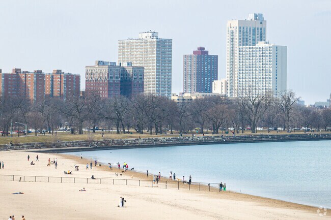 The Montrose Dog beach is open year round where residents can let pups off leash.