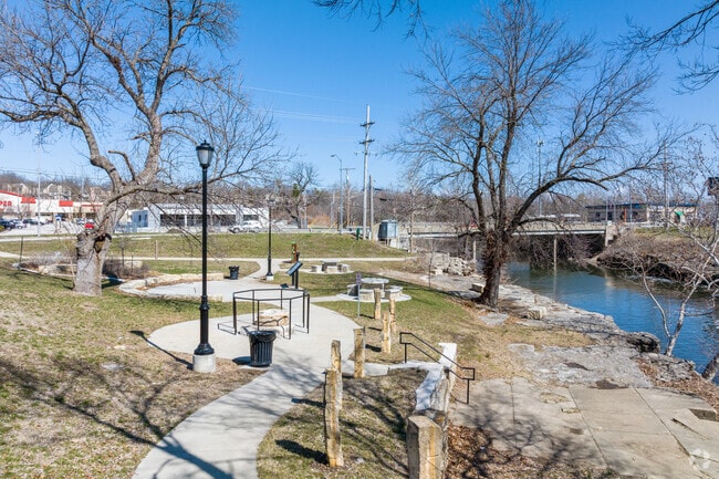 Watt's Mill Park has space for picnics and places to learn about the Lea Manor area.
