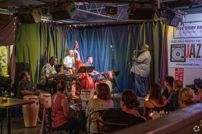 Enjoy Tuesday jazz in Crestwood South at True Story Brewing Company.