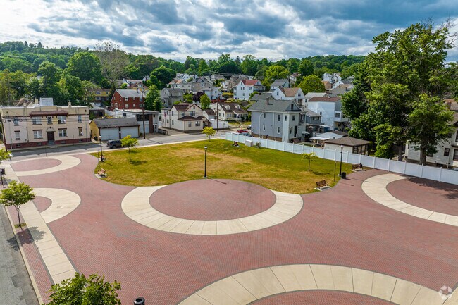 Park in the center of downtown Haledon.