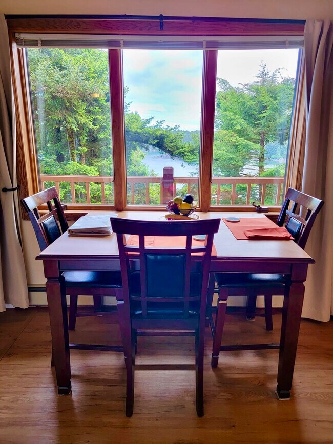 Sip your coffee and enjoy the boat and bird action!