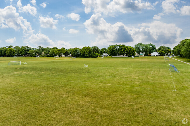 Monocacy Middle School has a large green space for all kinds of activities.