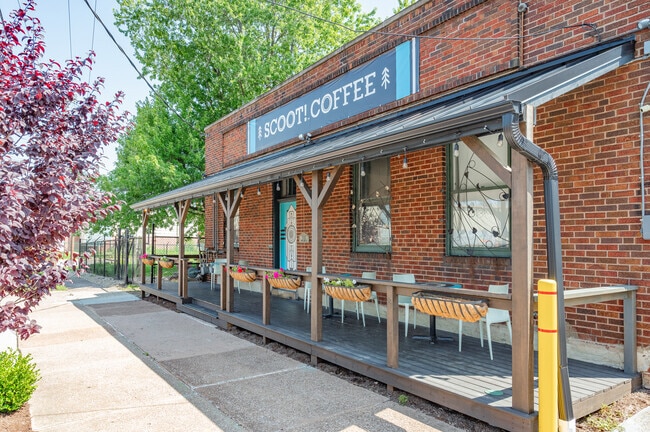 Scoot! Coffee in Cudell offers outdoor seating and an expansive picnic area.