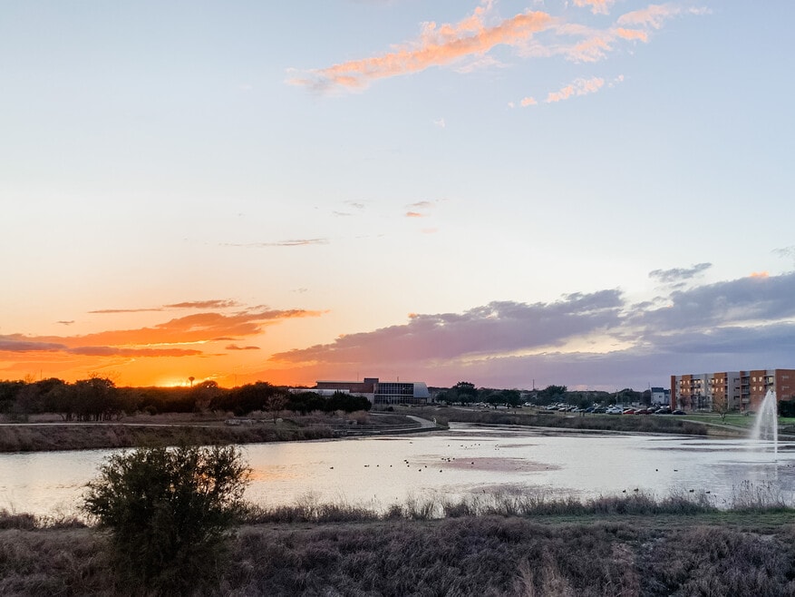 Lake in neighborhood