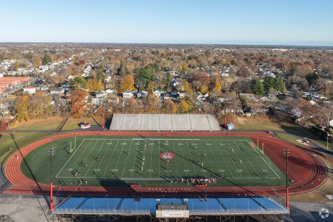 Rocky Marciano Stadium sits o the west side of Clifton Heights.