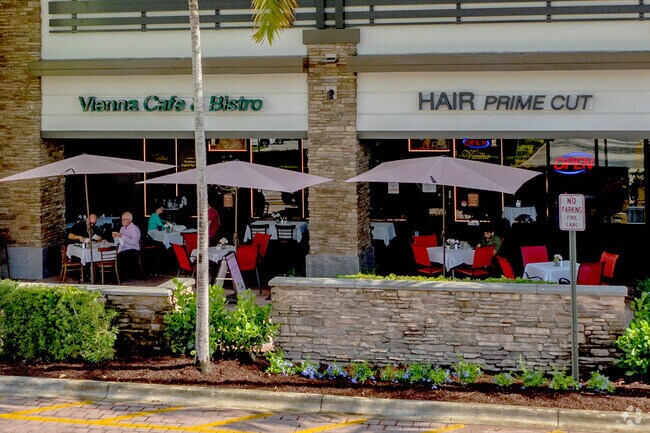 Vienna Café & Bistro is a local favorite in the Flamingo Gardens neighborhood.