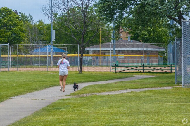 McArthur Park has great paths for walking with your four legged friend in Burbank.