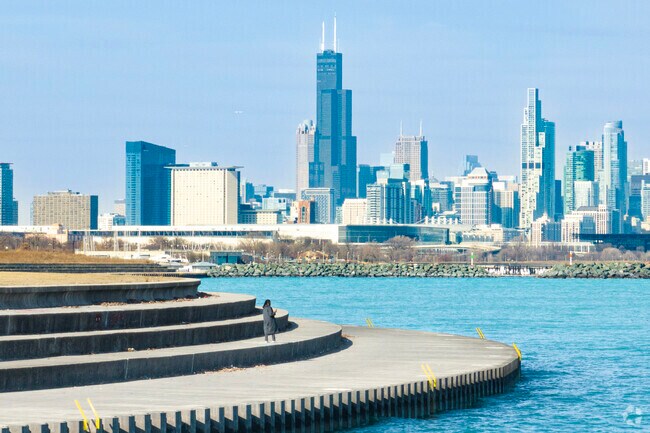 Oakland is a few miles south of Chicagos downtown Loop area.