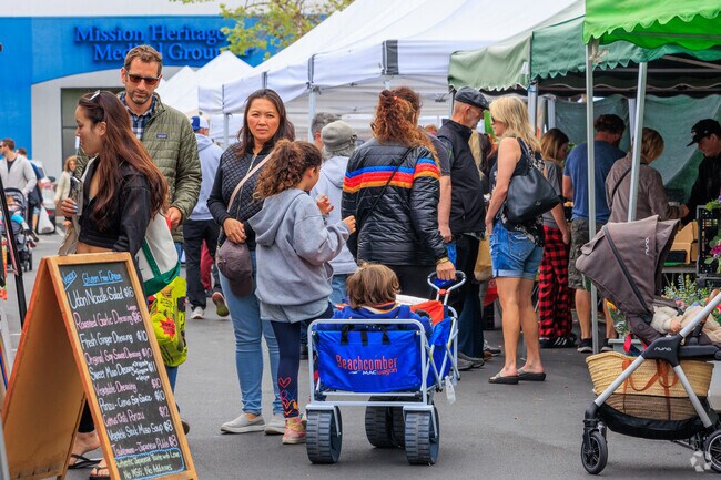 You can buy soup and noodles and speciality foods at the Laguna Niguel Farmers Market,