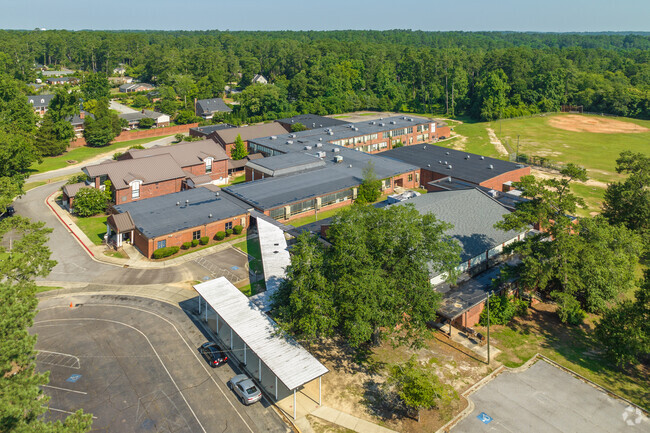 Langford Middle School in Augusta has a spacious campus.