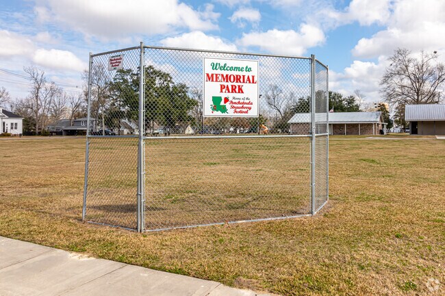 Memorial Park hosts the annual Strawberry Festival.