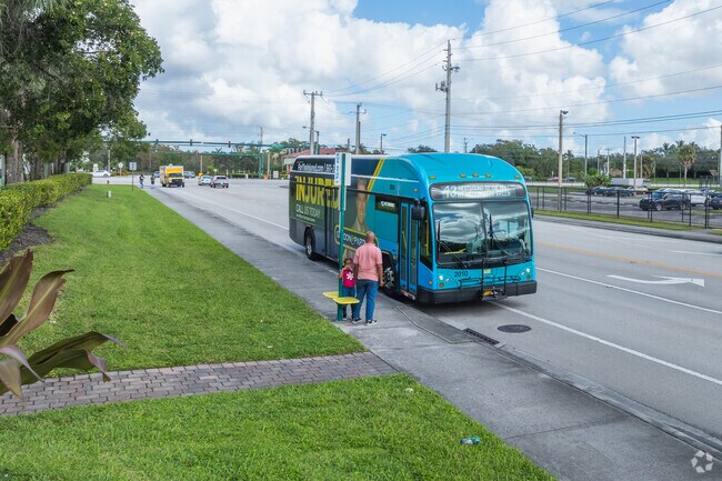 Palm Tran buses serve Baywinds, offering easy access to West Palm Beach and beyond.